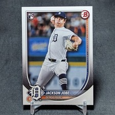 Jackson Jobe Rookie RC 2025 Bowman Baseball Card #50 Detroit Tigers