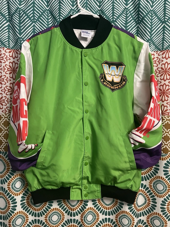 Macho Man Randy Savage Satin Jacket WWE Wrestling Chalk Line, Small - Image 2 of 4