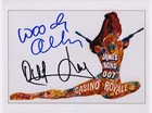 DALIAH LAVI & WOODY ALLEN 007 JAMES BOND DOUBLE SIGNED AUTOGRAPH CASINO ROYALE