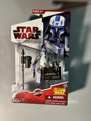 RARE  Star Wars The Clone Wars Captain Rex 4  Action Figure CW50 - NEW