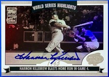 2003 Harmon Killebrew Topps World Series Highlights Autograph Card #WSA-HK Auto