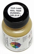 Tru-Color RAL-7028 Dunkelgelb #1 1oz - Hobby and Model Enamel Paint - #1446