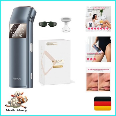 Permanente Haarentfernung zu Hause: TRIPLE-Puls IPL mit ergonomischem Design