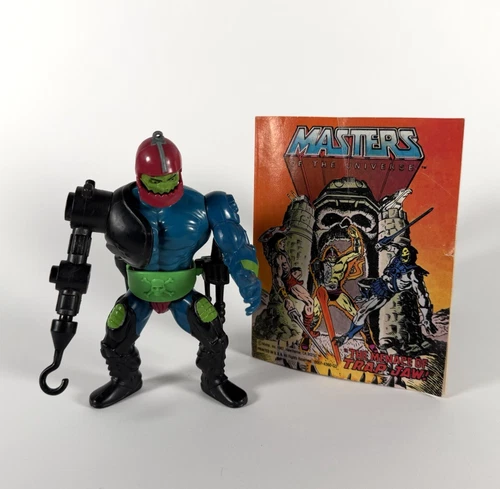 Trap Jaw Masters of the Universe MOTU Complete Vintage He-man figure COMIC INCL