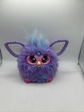 Furby Purple Plush Tie Dye Interactive Toy 2023 Glowing Ears Tested Works Video