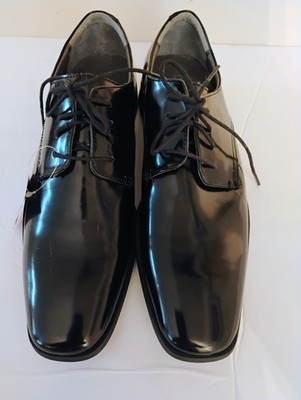 Men's Calvin Klein Patent Leather Dress Shoes Lace Up