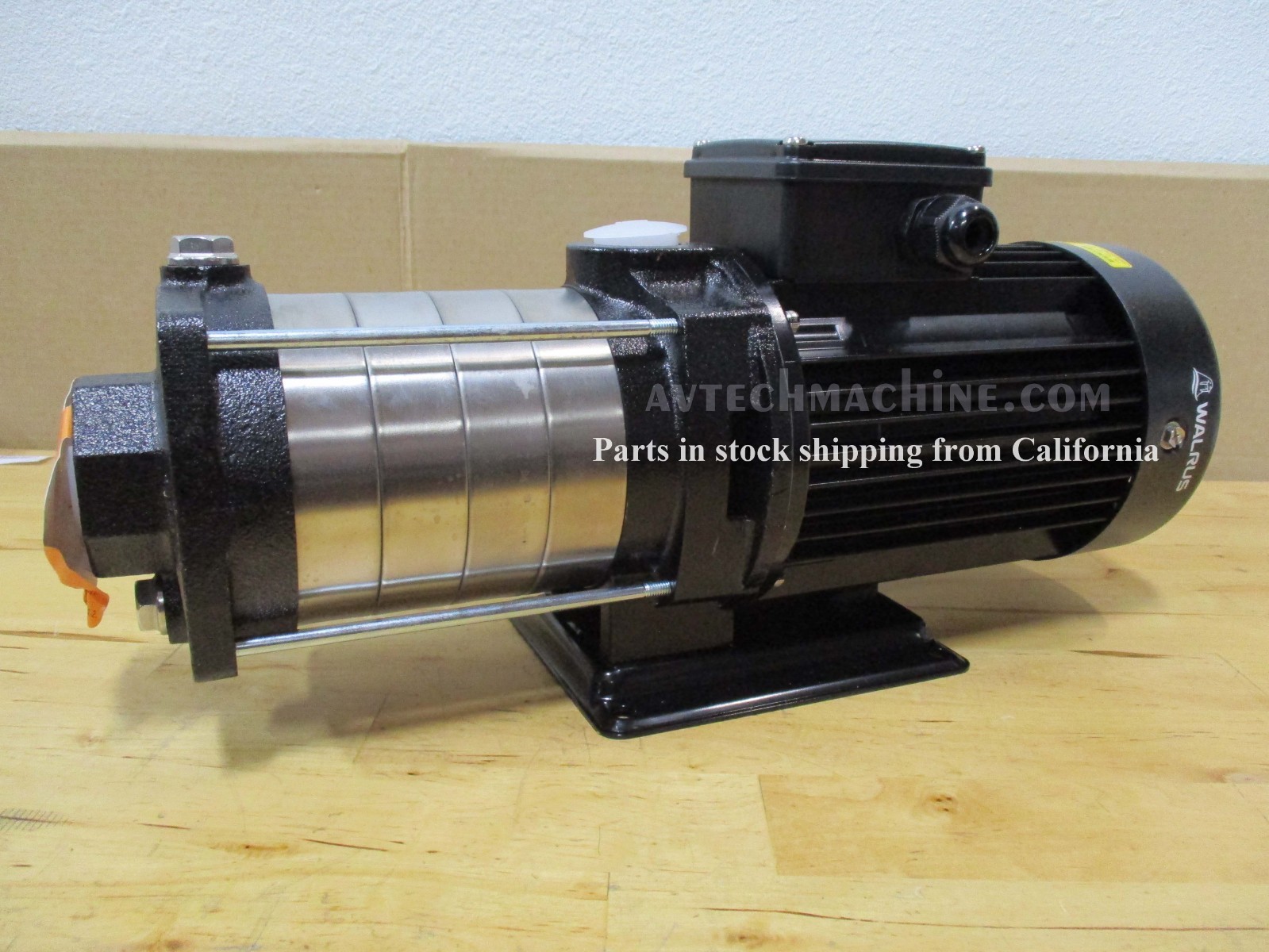 TPH4T5K Walrus Multistage Centrifugal Coolant Pump 1-1/2HP 90PSI 35GPM