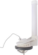 Universal Toilet Flush Valve, 2-Inch One Piece Toilet Replacement Parts Toile...