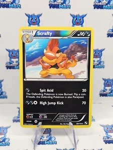 Pokemon Scrafty Black & White 69/114 Reverse Holo LP 