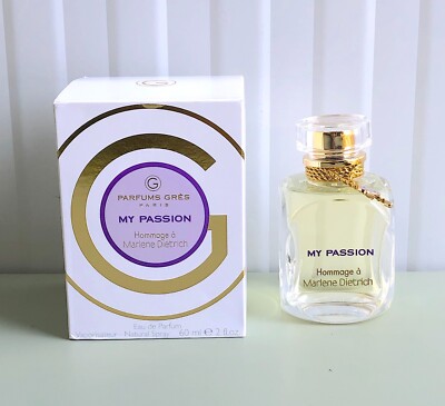 RARE GRES MY PASSION 60ml EAU DE PARFUM SPRAY HOMMAGE MARLENE DIETRICH WAS SEALED