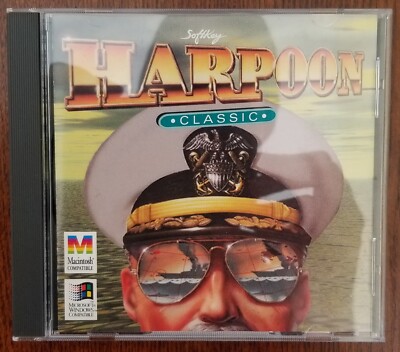 Harpoon Classic CD-ROM PC and Apple Compatible Computer Video Game Softkey