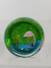Perthshire "Flamingo" Annual Collection Glas Briefbeschwerer 1982B 300/184 made