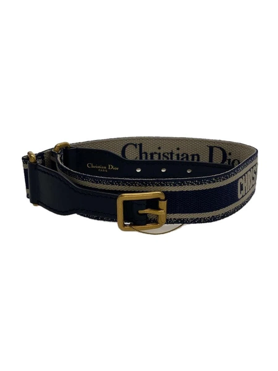 Ceinture Christian Dior toile marine femme 50 ma 0270 occasion