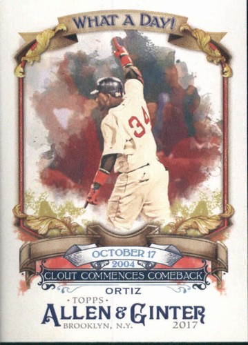 2017 Allen and Ginter - What a Day Inserts - Singles - You Pick - Bild 41 von 67