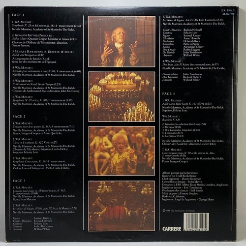 Amadeus Bande Originale Du Film MARRINER Carrere 2 LP Vinyl - Picture 3 of 12