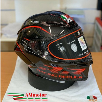 Helmet Agv Pista GP RR Performance Carbon Red Full Face Sz L 60 61  Motorcycle | eBay