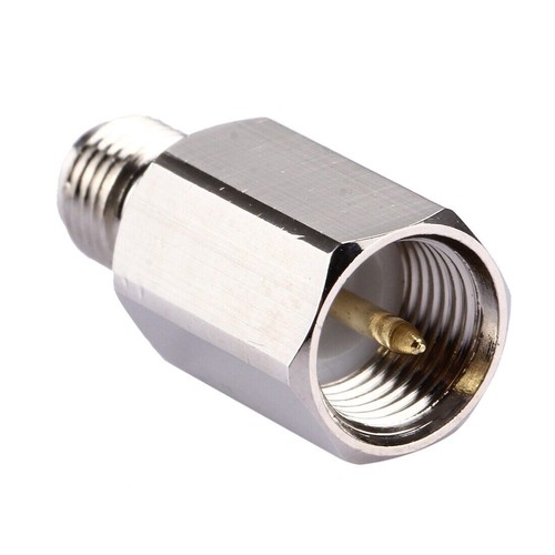 FME Male to SMA Female Antenna Connector Adapter (Silver) - 第 1/6 張圖片