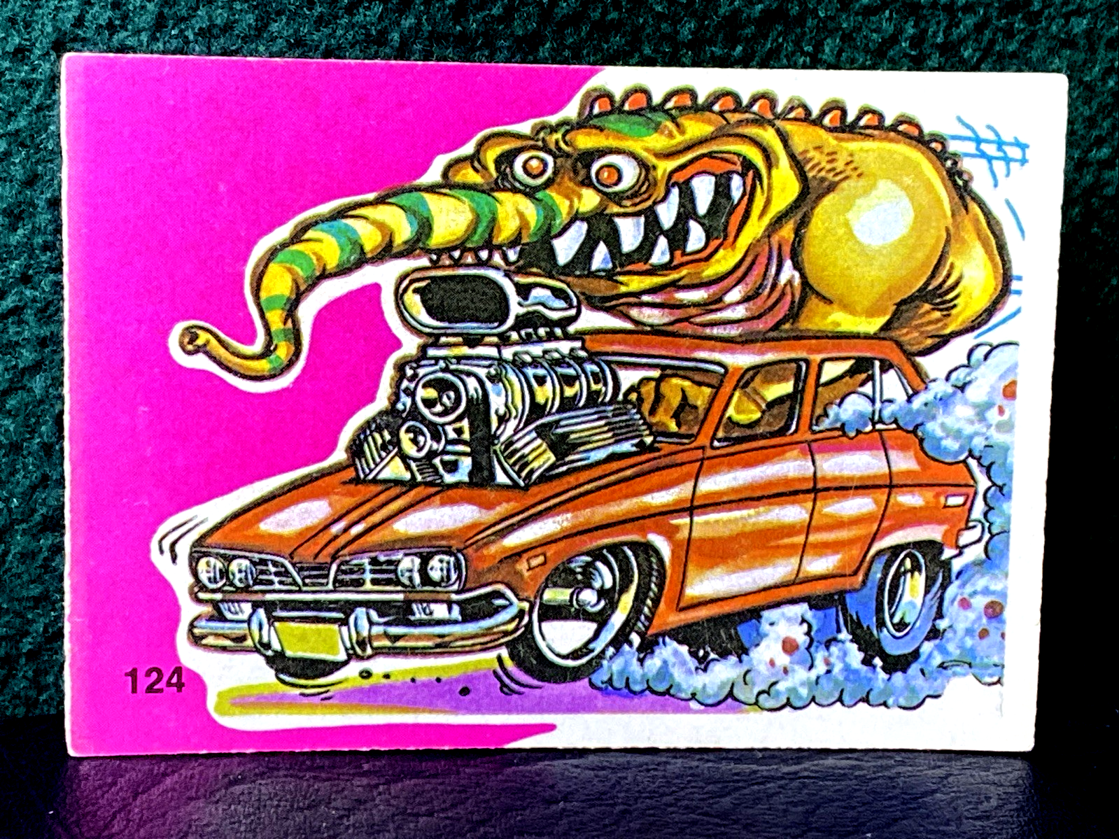 Odd Rods Banzai 1973 Donruss Fantastic Odd Rods Pink Card #124 rare collectible