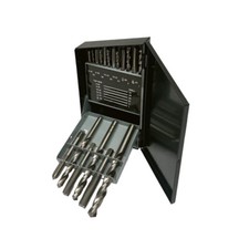 18 Pc Hss UNF Tap and Drill Set Drilling Bit With Storage Case