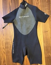 Body Glove Womens Pro 3 Black  Gray Shorty Spring Wetsuit. Med/Large