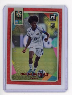 2023 Donruss FIFA Women's World Cup Red Natalia Mills Rookie /299 Panama #137