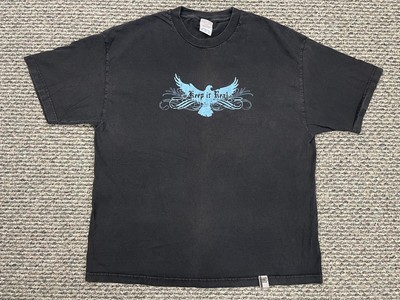 Vintage Keep It Real Tour Shirt Adult XL Black Music Concert Band Y2K Logo USA