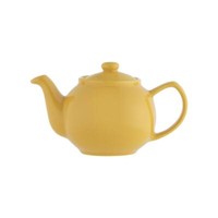 Teekanne Kaffeekanne Teekessel Steingut/ Keramik 450 Ml Senfgelb, FüR 2 Tassen