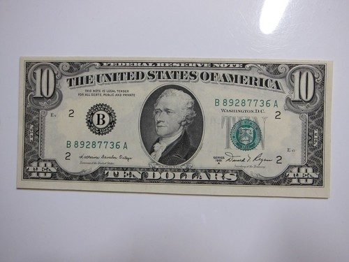 1981A $10 FRN #B89287736A - Picture 2 of 9