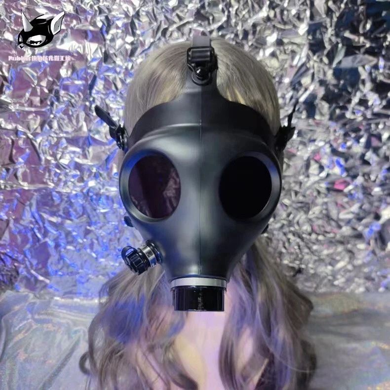 UK Silicone rubber Gas Mask Can Used in conjunction with latex Hood Fetish BDSM - Image 4 of 4