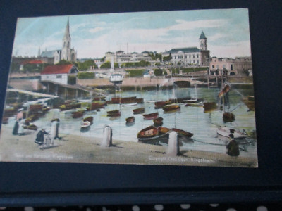 Postcard - Town and Harbour, Freetown (posted)