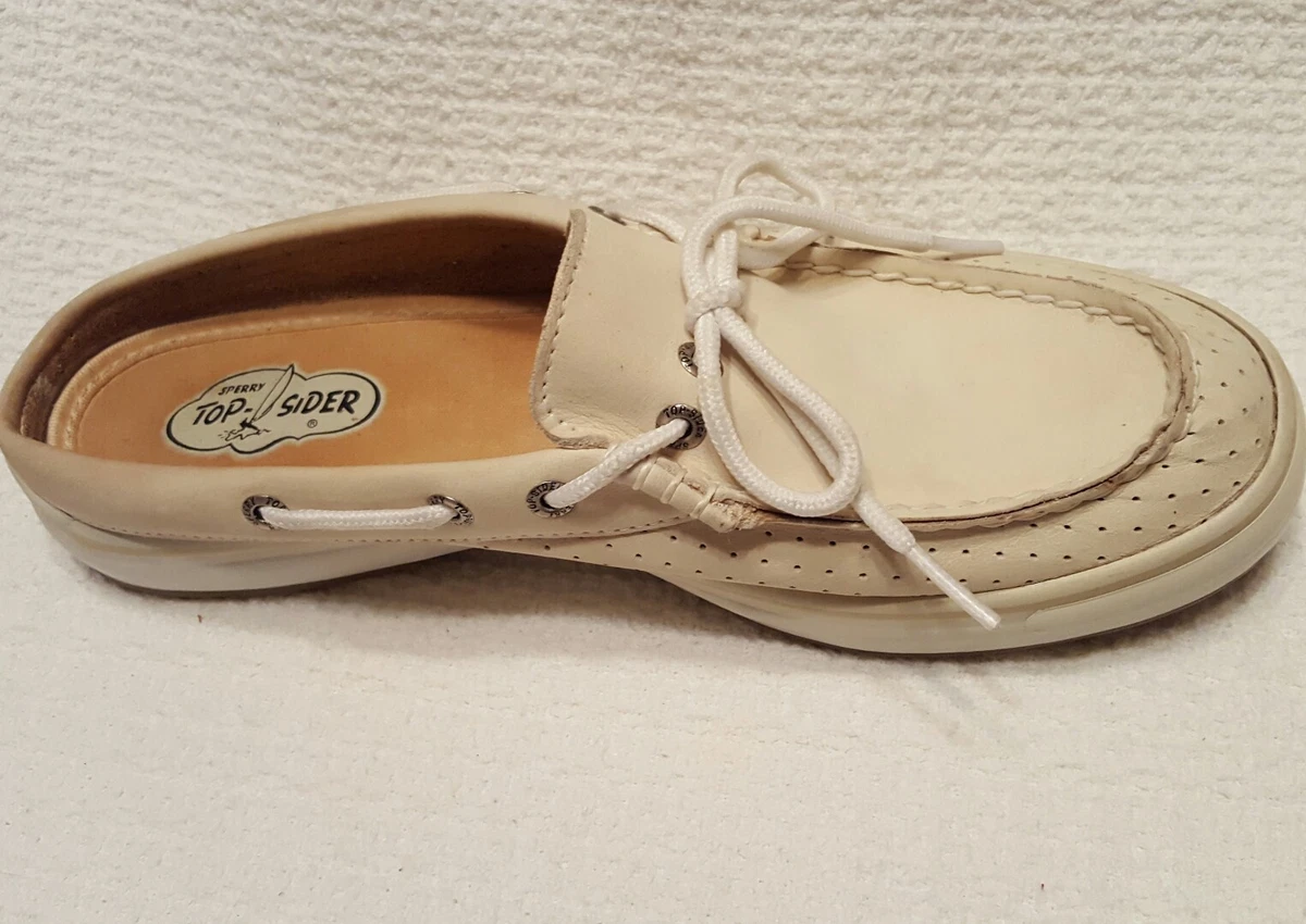 Off white sperrys sales