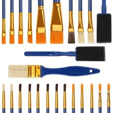 Painting Brushes, 25 All Purpose Paint Brushes Bulk Painting Brushes for Kids...