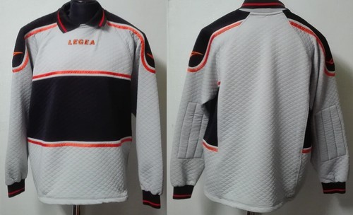 MAGLIA PORTIERE LEGEA GRIGIO NERO ARANCIO ORIGINALE TG. XL GOMITI IMBOTTITI  | eBay
