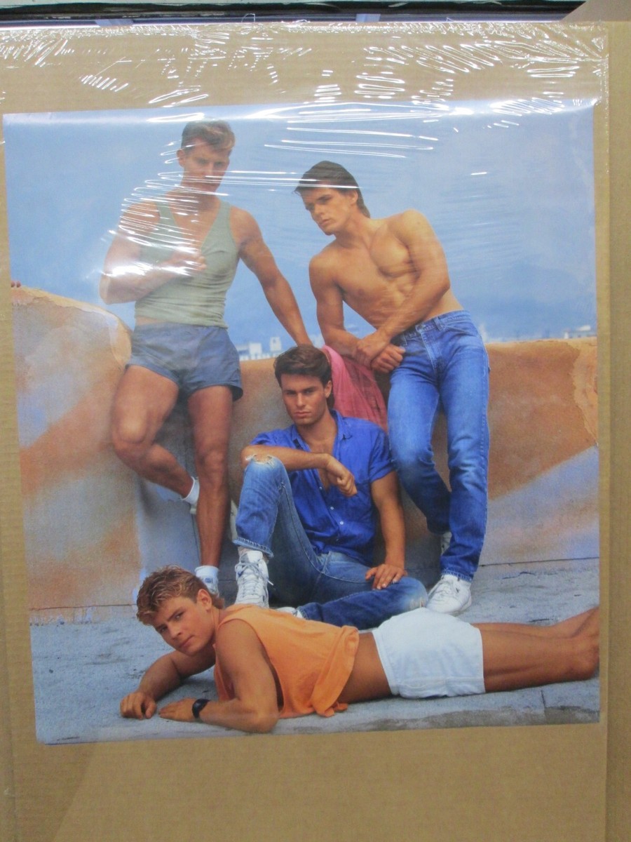 American Male Hot Guys ORIGINAL Vintage Poster 1989 17683