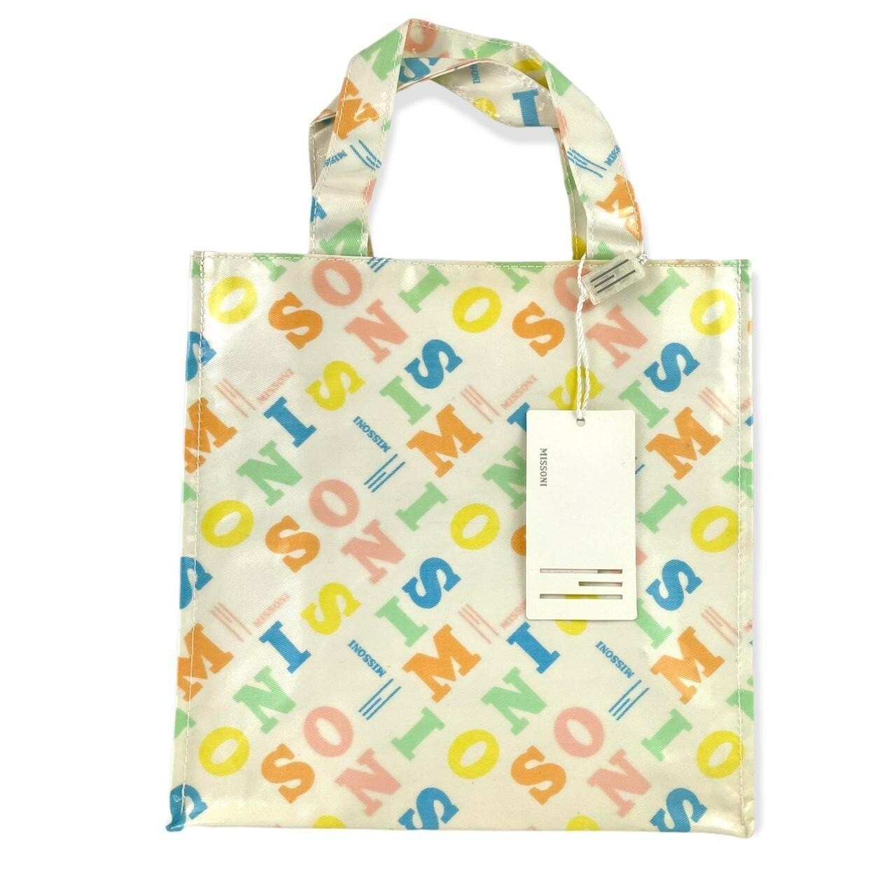 Missoni small flat rectangular handbag shopper st… - image 1