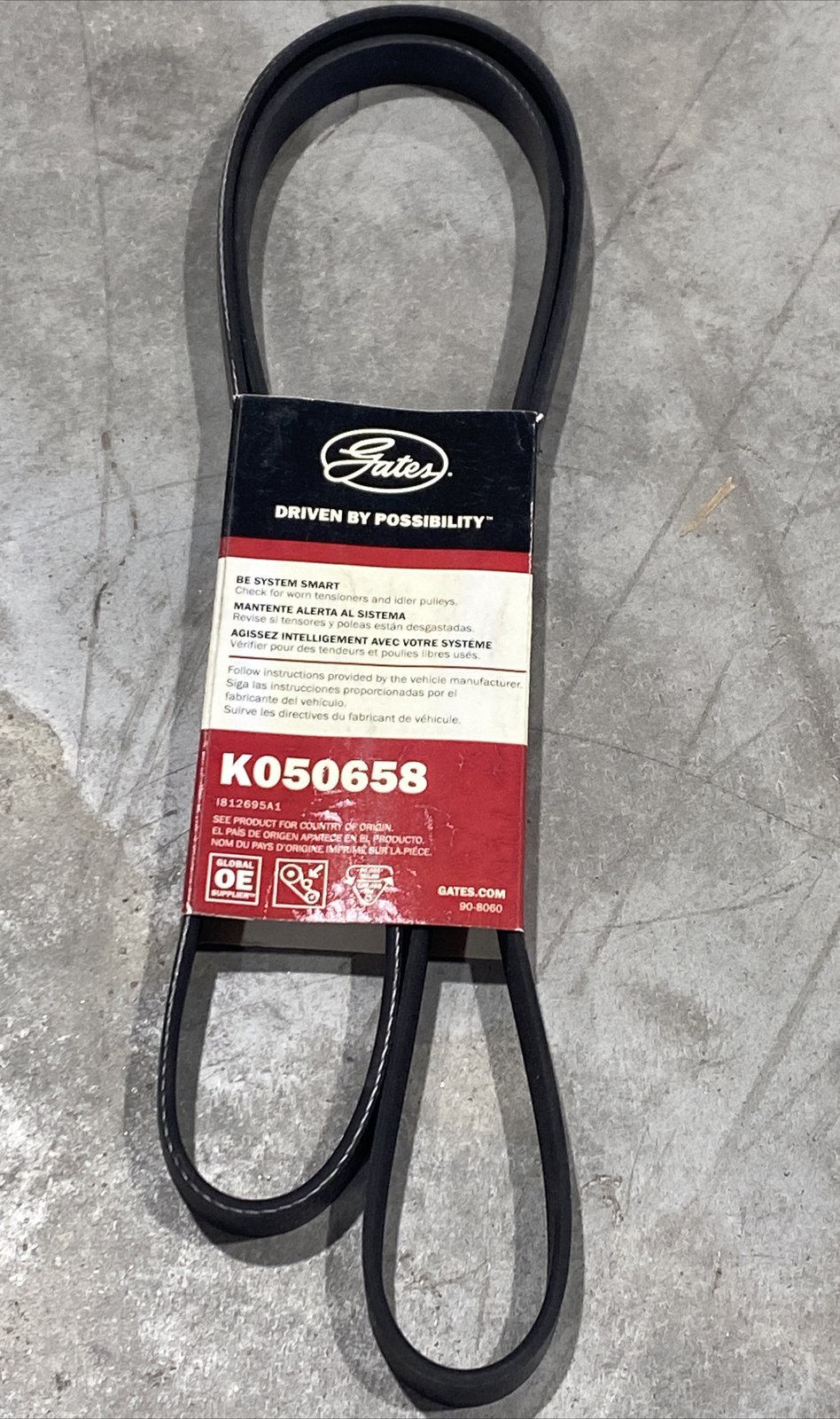 Gates K050658 Micro-V Serpentine Drive Belt 5PK1672 66-3/4” New | eBay 