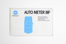 Minolta Auto Meter IIIF Instruction Manual