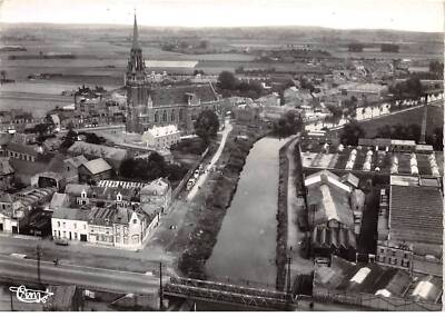 59 - SAN60957 - ESTAIRES - Le Pont de la Meuse - La Lys - Luftaufnahme - Komb