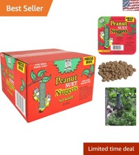 Quality Assured 8-Pound Wild Bird Peanut Suet Nuggets - Attracts Diverse Birds
