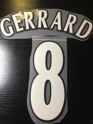 Replica Steven Gerrard Football Shirt Jersey Kit Name Number Print ID Set  UK - Main Image