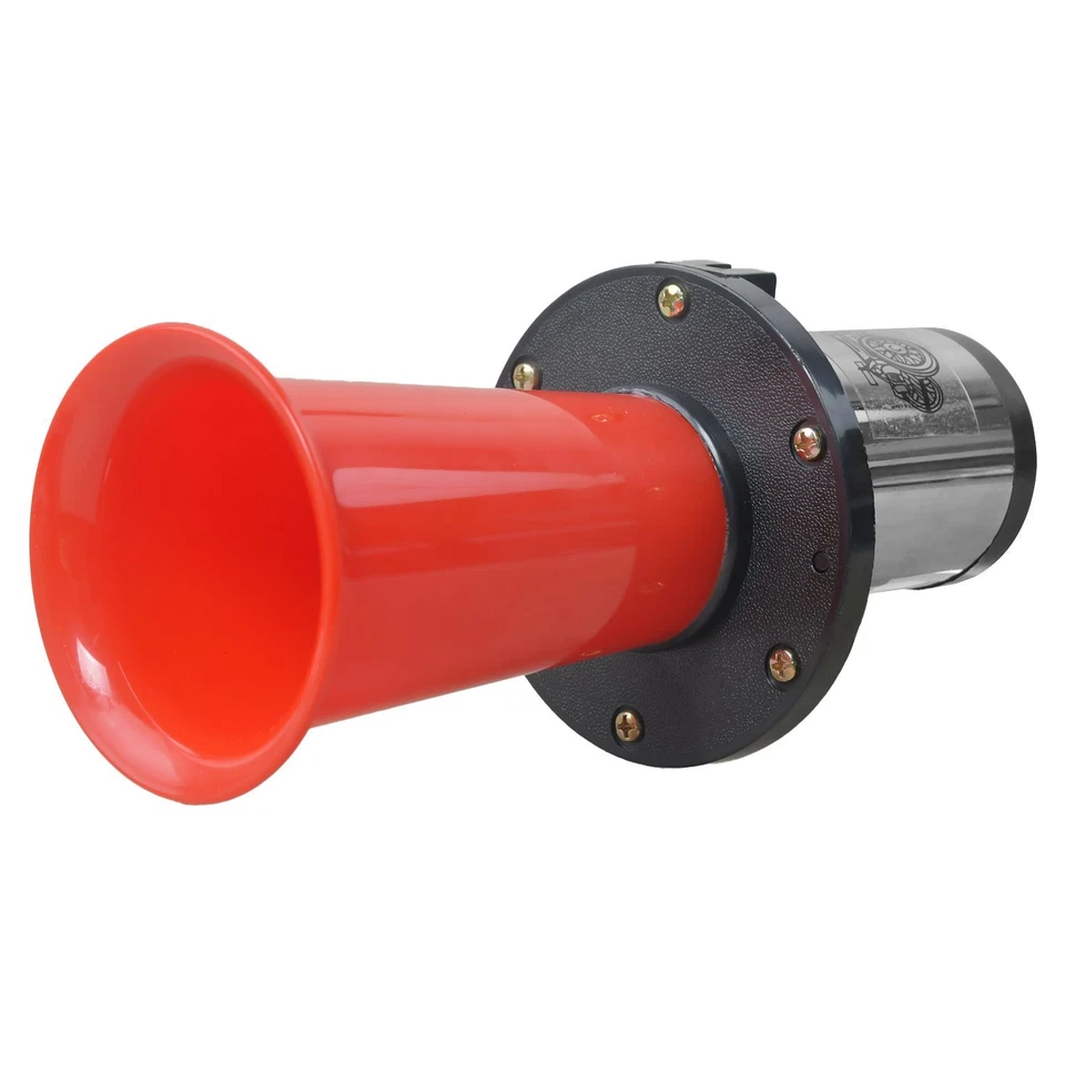12V Vintage Hupe – 110dB, Kuhhorn-Design,für Oldtimer,Universell,1-Bolzenmontage - Bild 4 von 4