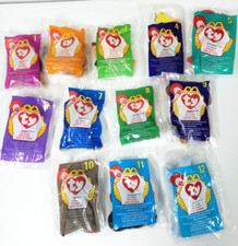 12 VINTAGE McDonald  s TY Teenie Beanie Babies COMPLETE SET - SEALED 1998