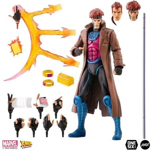 Mondo NEW * Gambit * 12-Inch X-Men Animated Series 1:6 Action