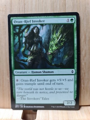 Magic The Gathering ORAN-RIEF INVOKER - Creature - Human Shaman MTG Card