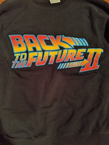 Back to The Future Part II sweatshirt- Original Vintage Movie Merchandise!! - Picture 2 of 8