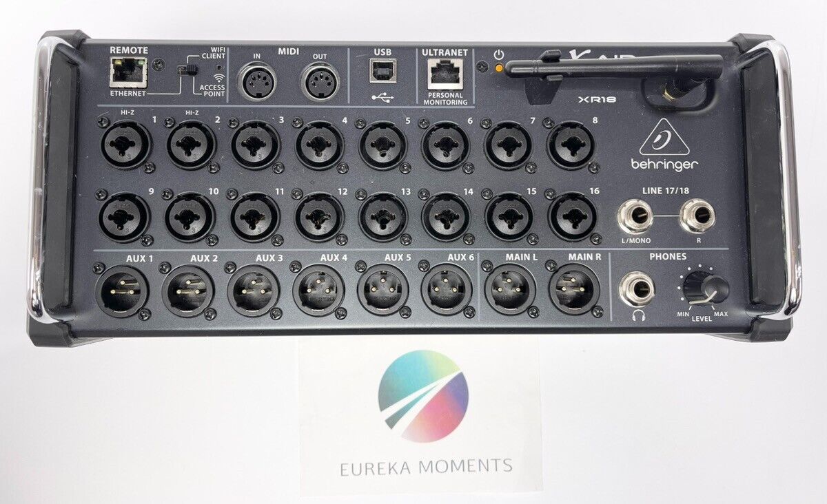 Used Behringer Digital Mixer iPad Android 18 Input Wifi XR18 Used Behringer Digital Mixer iPad Android 18 Input Wifi XR18