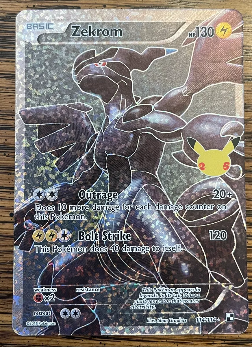 M Zekrom Ex carta pokemon -  España