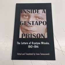 ORIGINAL Military War Book WW2 Inside Gestapo Prison Krystyna Wituska Letters L