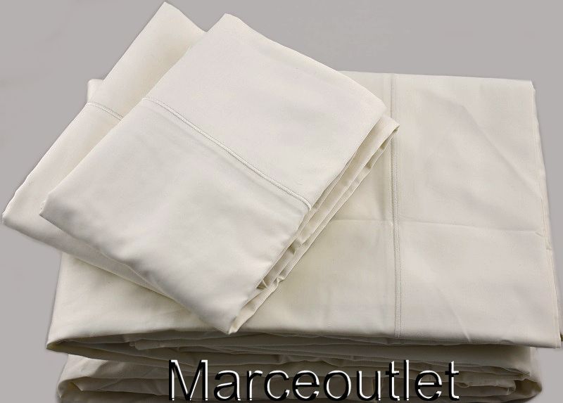 Hotel Collection 525 Thread Count Egyptian Cotton QUEEN Sheet Set Ivory