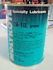 MOLYKOTE EM10L GREASE 1 KG CAN,  SPECIALTY LUBRICANTS OF PLASTIC OR RUBBER PARTS